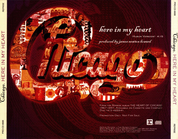 Chicago — Here in My Heart cover artwork