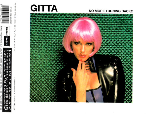 Gitta — No More Turning Back!! cover artwork