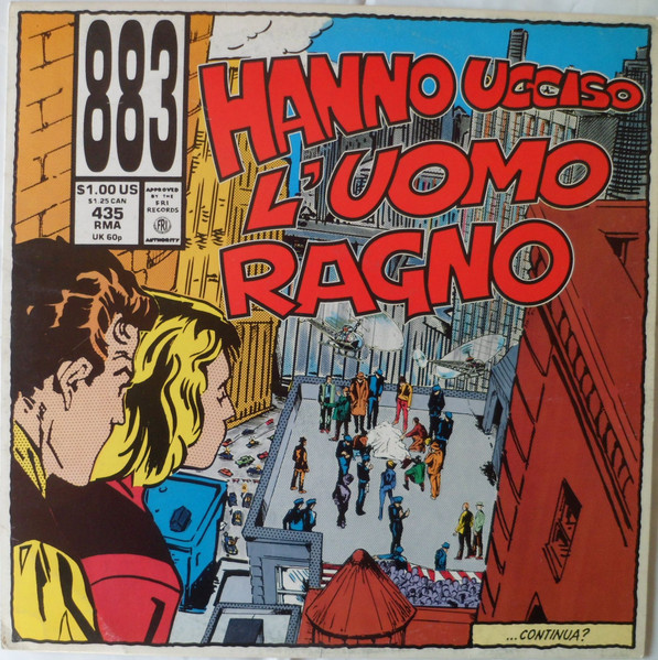 883 — Hanno Ucciso l&#039;Uomo Ragno cover artwork