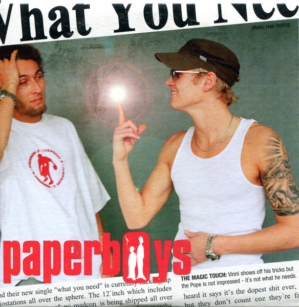 Paperboys — What You Need cover artwork