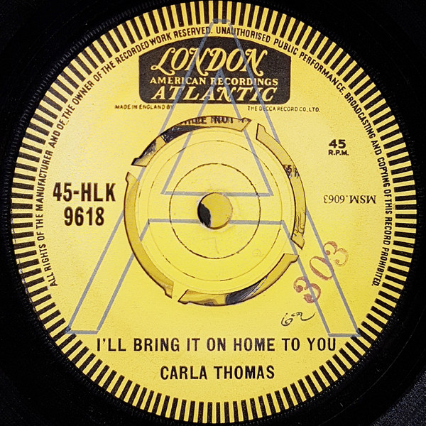 Carla Thomas — I&#039;ll Bring It Home to You cover artwork