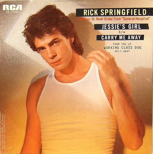Rick Springfield — Jessie&#039;s Girl cover artwork