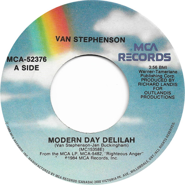Van Stephenson Modern Day Delilah cover artwork