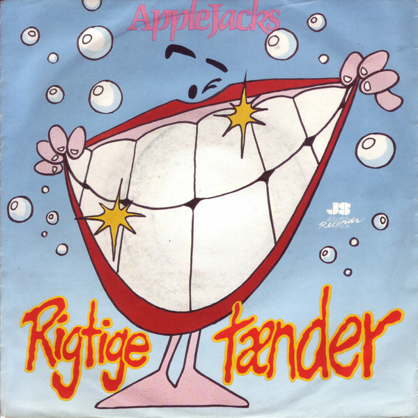 The Applejacks — Rigtige tænder cover artwork