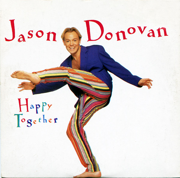Jason Donovan — Happy Together cover artwork