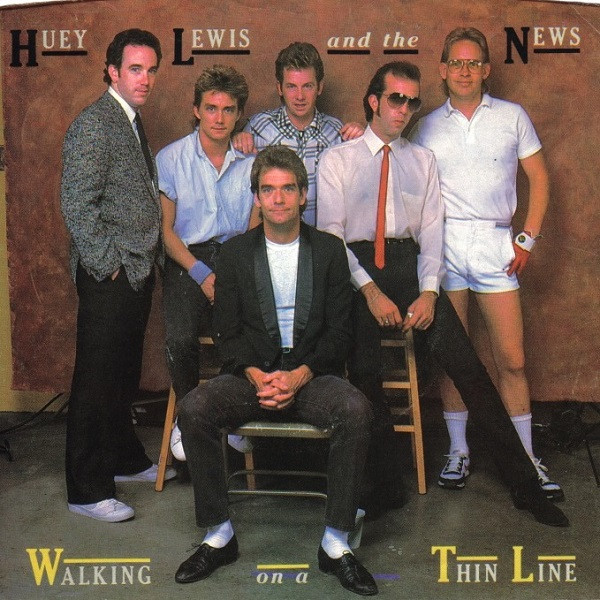 Huey Lewis &amp; The News — Walking on a Thin Line cover artwork