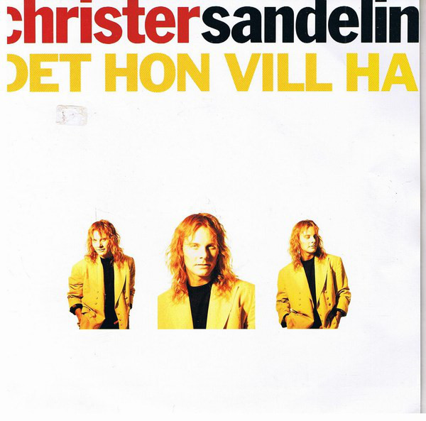 Christer Sandelin — Det hon vill ha cover artwork
