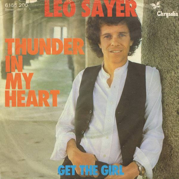 Leo Sayer Thunder in My Heart cover artwork