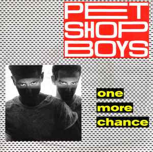 Pet Shop Boys — One More Chance cover artwork