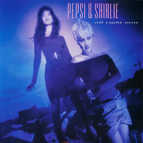 Pepsi &amp; Shirlie All Right Now cover artwork