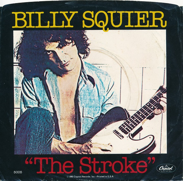 Billy Squier The Stroke cover artwork