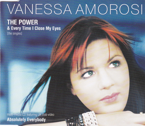 Vanessa Amorosi — The Power / Every Time I Close My Eyes cover artwork
