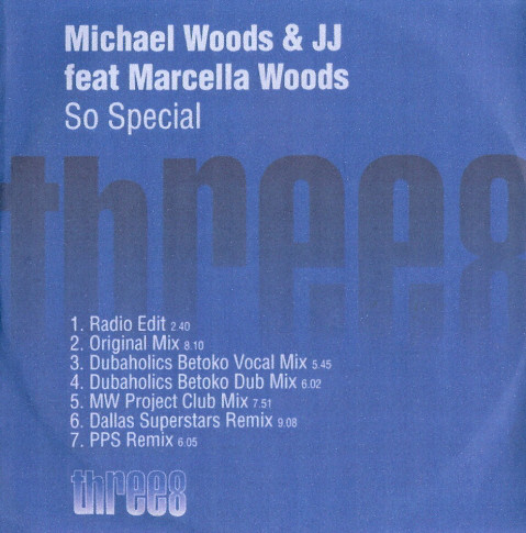 MICHAEL WOODS &amp; JUDGE JULES featuring Marcella Woods — So Special cover artwork