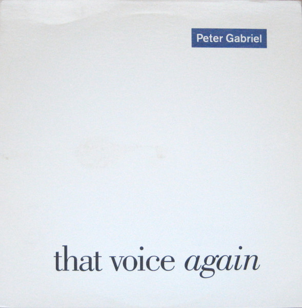 Peter Gabriel — That Voice Again cover artwork