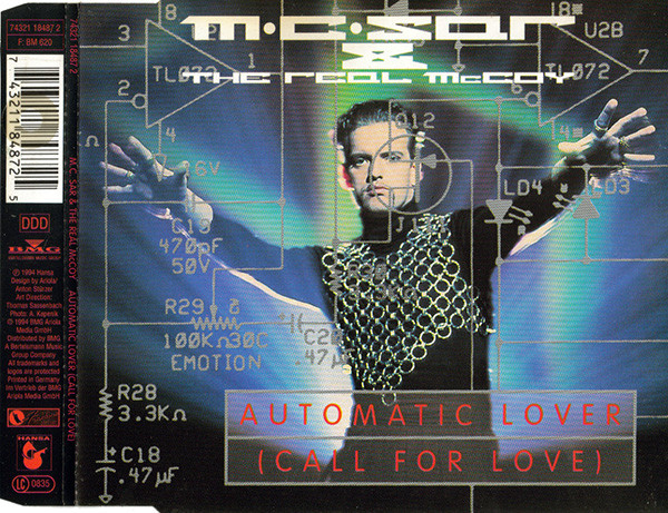 MC Sar &amp; The Real McCoy — Automatic Lover (Call for Love) cover artwork