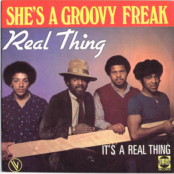 The Real Thing — She&#039;s a Groovy Freak cover artwork