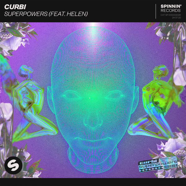 Curbi featuring Helen — Superpowers cover artwork