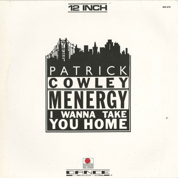Patrick Cowley — Menergy cover artwork
