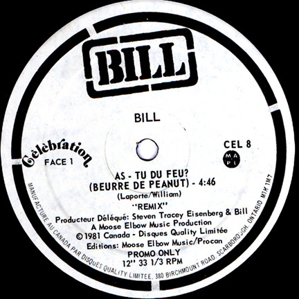 Bill — As-tu du feu? (Beurre de peanut) cover artwork
