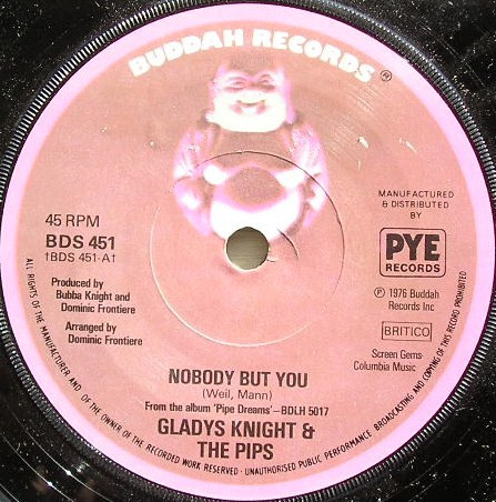 Gladys Knight &amp; the Pips Nobody But You cover artwork
