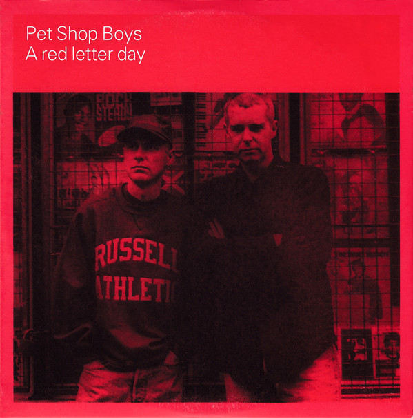 Pet Shop Boys — A Red Letter Day cover artwork
