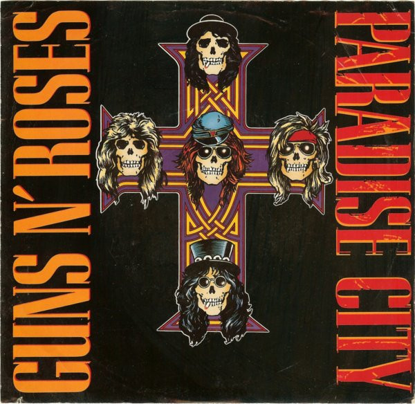 Guns N&#039; Roses Paradise City cover artwork