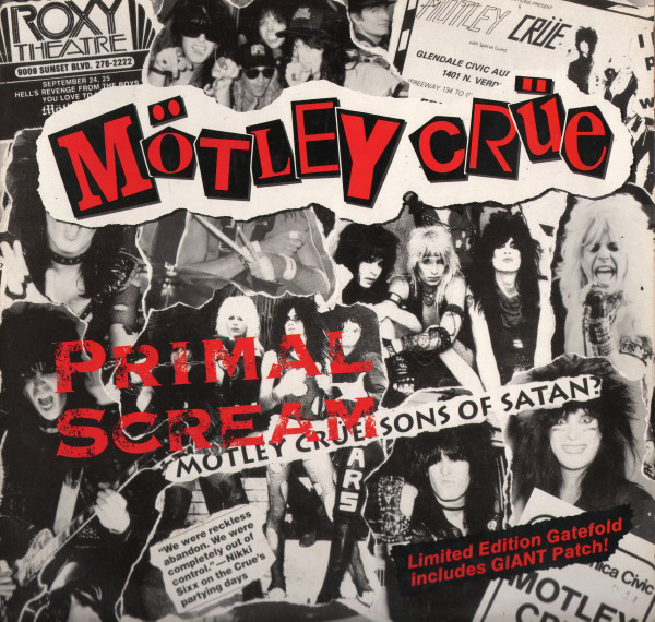 Mötley Crüe — Primal Scream cover artwork