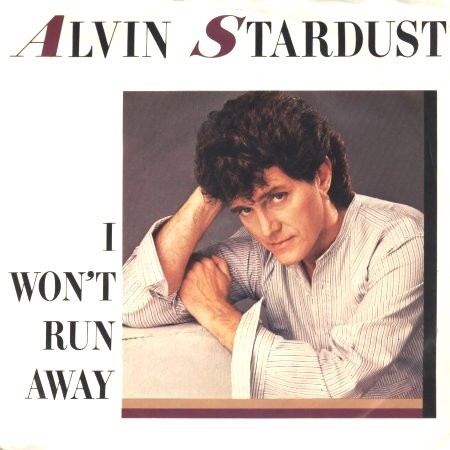 Alvin Stardust — I Won&#039;t Run Away cover artwork