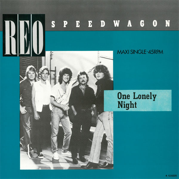 REO Speedwagon One Lonely Night cover artwork