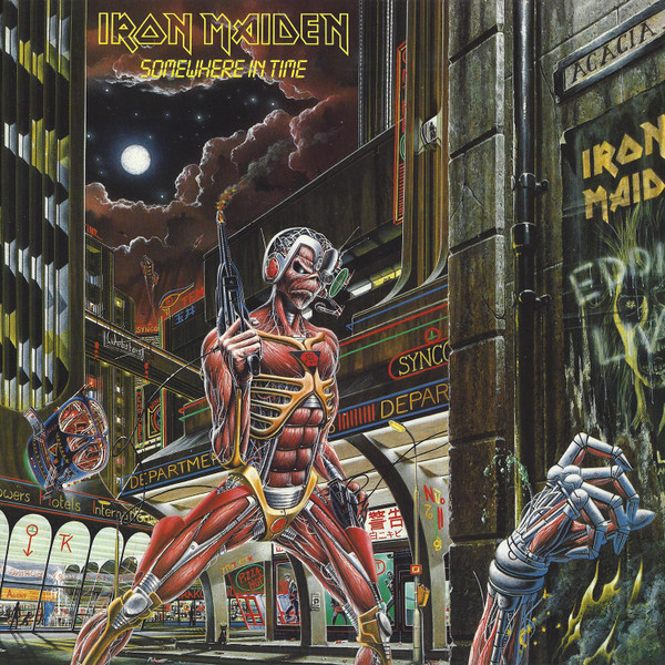 Iron Maiden Somewhere in Time cover artwork