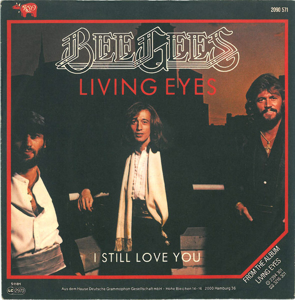 Bee Gees — Living Eyes cover artwork