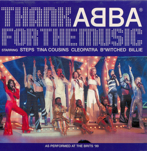Steps, Tina Cousins, Cleopatra, B*Witched, & Billie Piper Thank ABBA for the Music cover artwork
