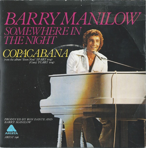 Barry Manilow — Somewhere in the Night cover artwork