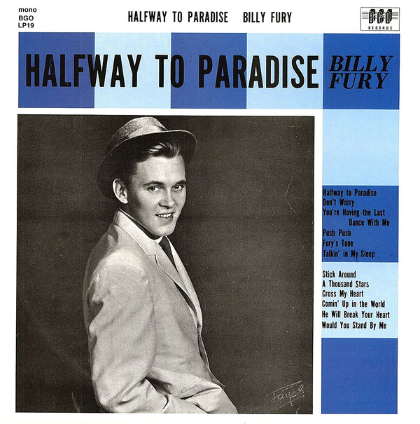 Billy Fury Halfway to Paradise cover artwork