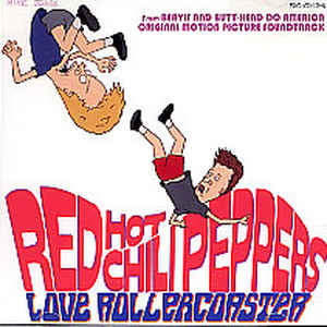 Red Hot Chili Peppers Love Rollercoaster cover artwork