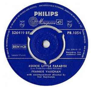 Frankie Vaughan — Kookie Little Paradise cover artwork