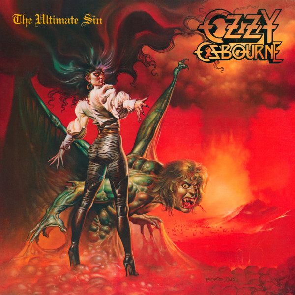 Ozzy Osbourne The Ultimate Sin cover artwork