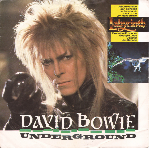 David Bowie Underground cover artwork