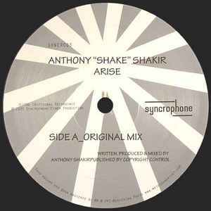 Anthony Shakir — Arise cover artwork