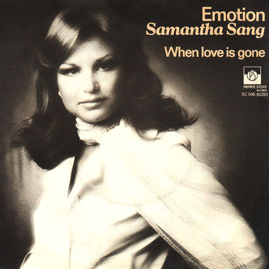 Samantha Sang — Emotion cover artwork