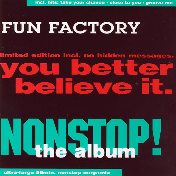 Fun Factory Nonstop! - The Album cover artwork