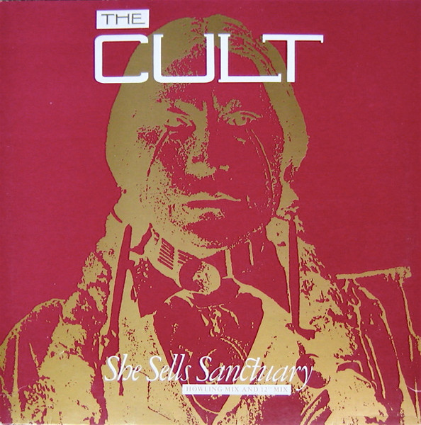 The Cult She Sells Sanctuary cover artwork