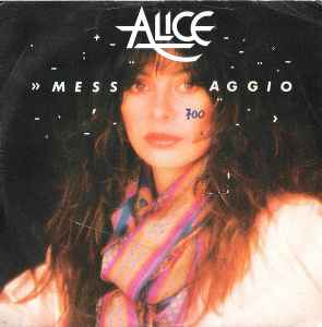Alice — Messaggio cover artwork