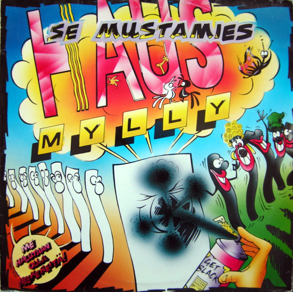 Hausmylly — Se mustamies cover artwork
