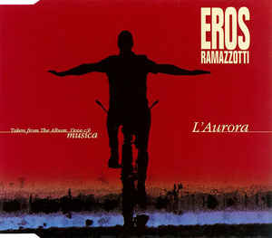 Eros Ramazzotti L&#039;Aurora cover artwork