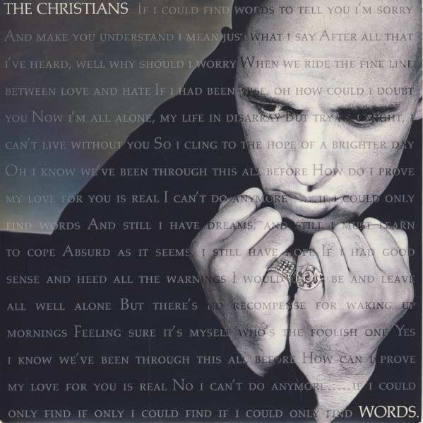 The Christians — Words cover artwork