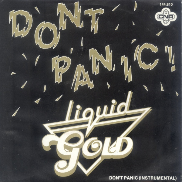 Liquid Gold Don&#039;t Panic cover artwork