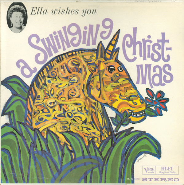 Ella Fitzgerald Ella Wishes You A Swinging Christmas cover artwork