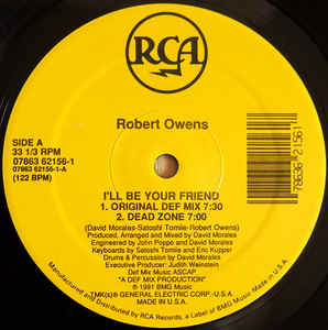 Robert Owens I&#039;ll Be Your Friend (Perfecto re-edits) cover artwork