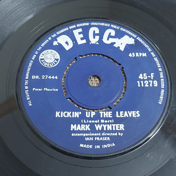 Mark Wynter — Kickin&#039; Up The Leaves cover artwork